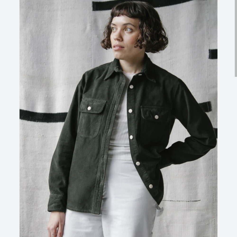 Paynter Green Corduroy Shirt/Jacket XS